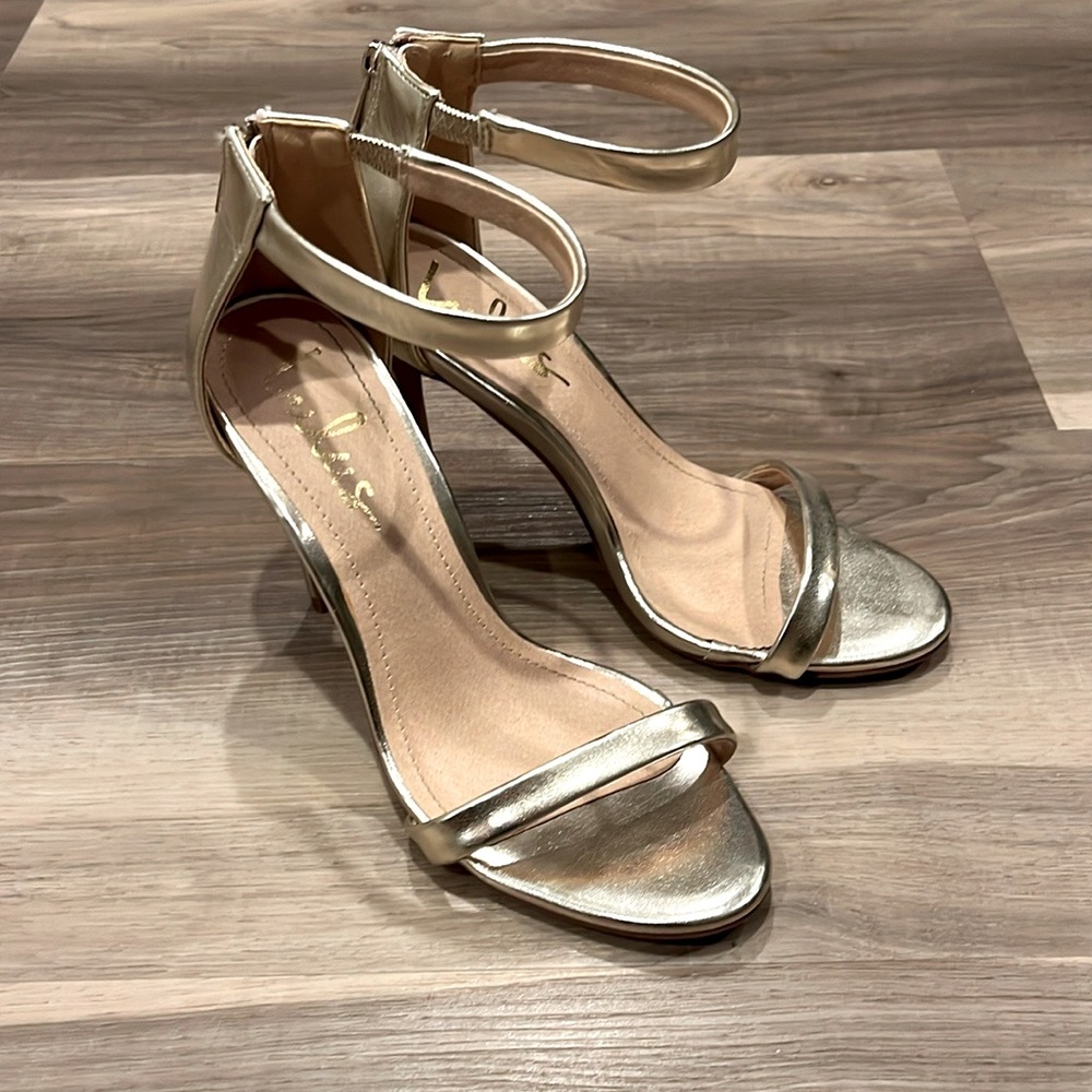 Lulu's Gold Heels